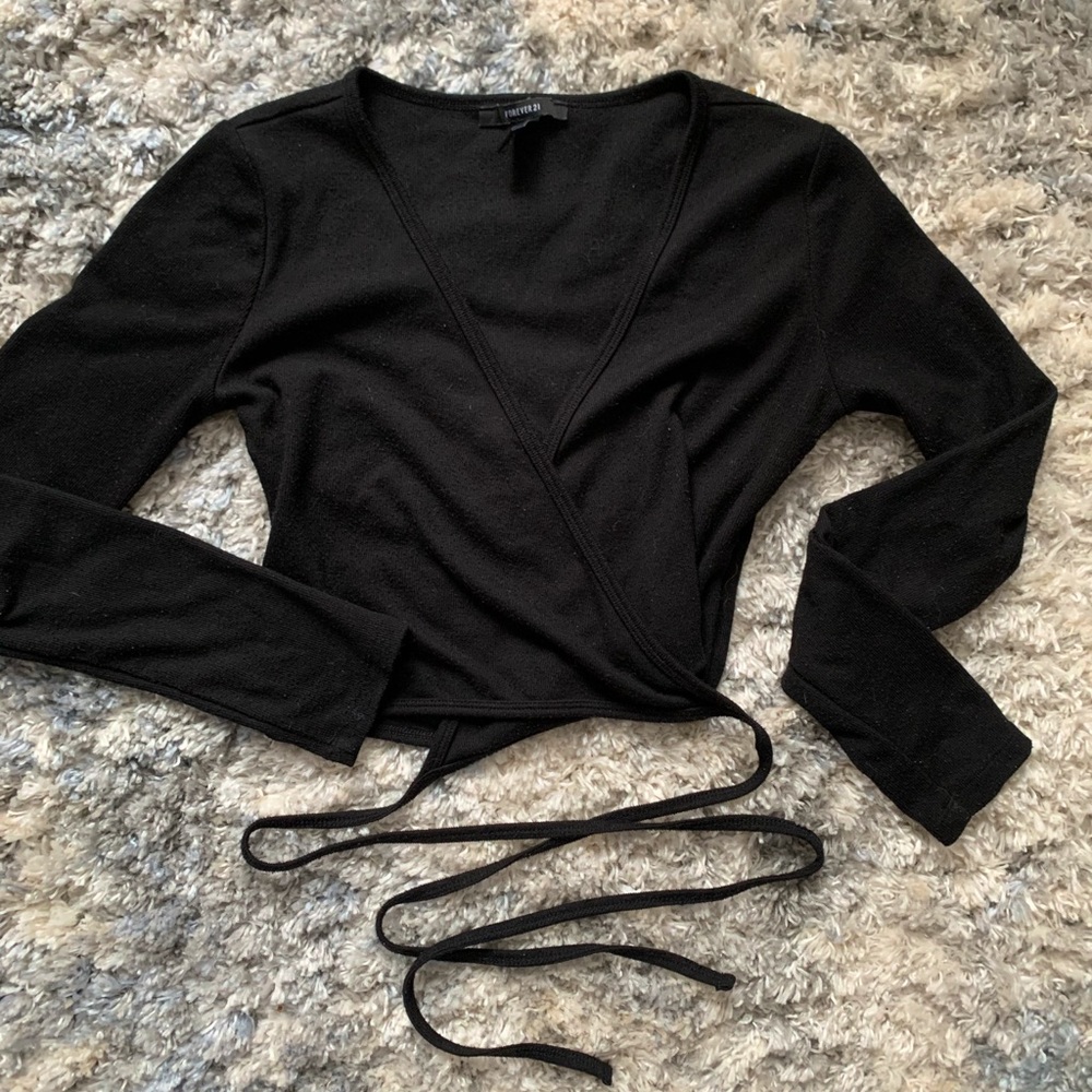 CROSSOVER TIE UP LONGSLEEVE
